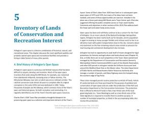 Inventory of Lands of Conservation and Recreation Interest 71