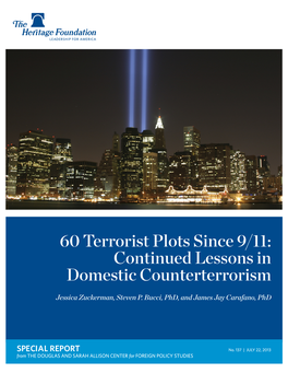 60 Terrorist Plots Since 9/11: Continued Lessons in Domestic Counterterrorism