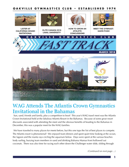 WAG Attends the Atlantis Crown Gymnastics Invitational in The