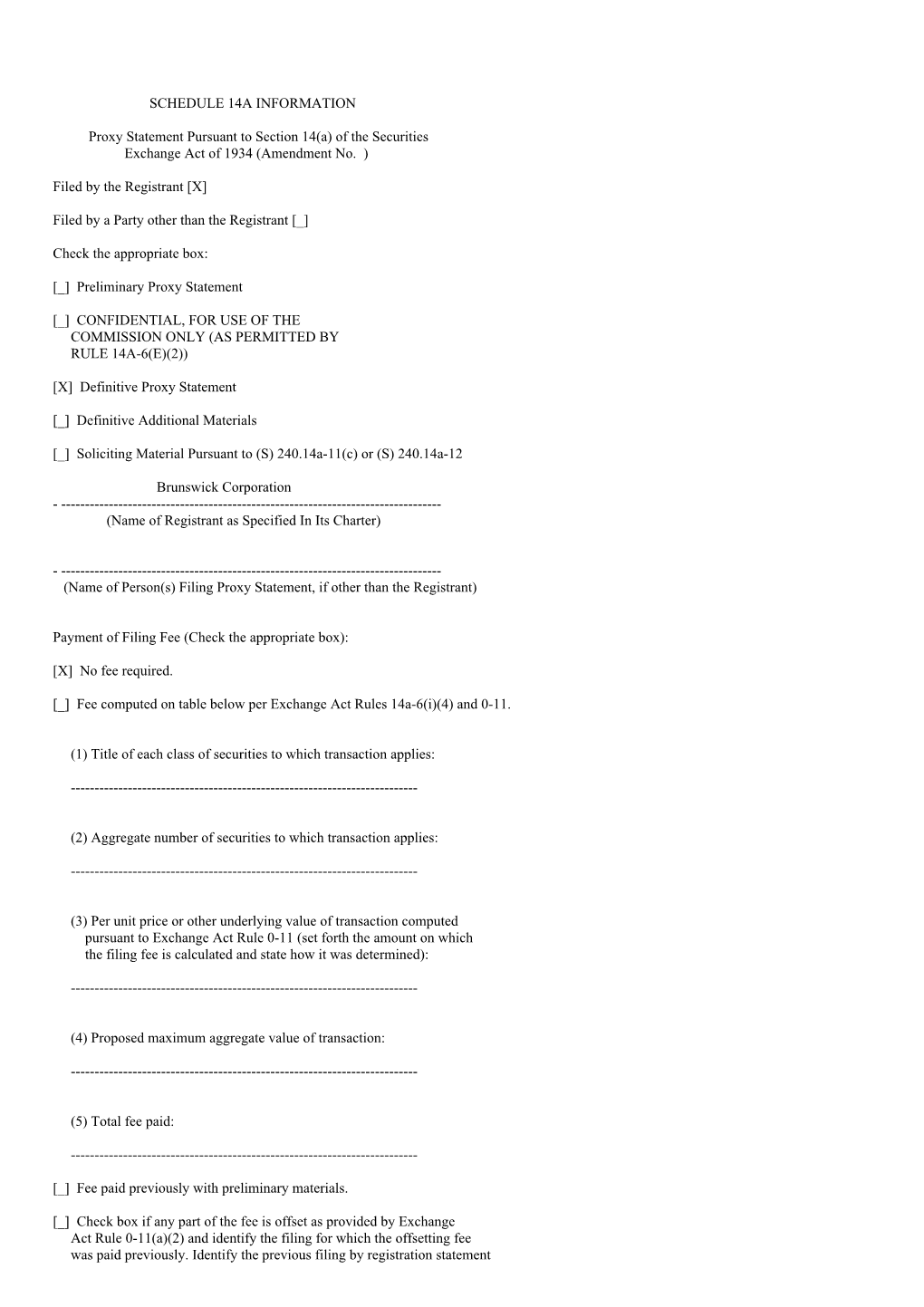 SCHEDULE 14A INFORMATION Proxy