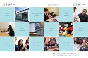 Adult Learning of IML Languages and Links with Community, Workplace and Society IML British-Irish Council Report 2018 02 03 IML British-Irish Council Report 2018