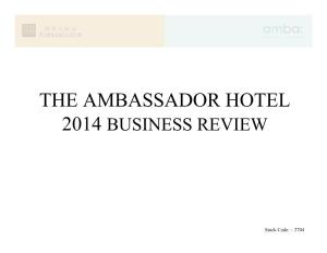 The Ambassador Hotel Hsinchu Gets Under Way