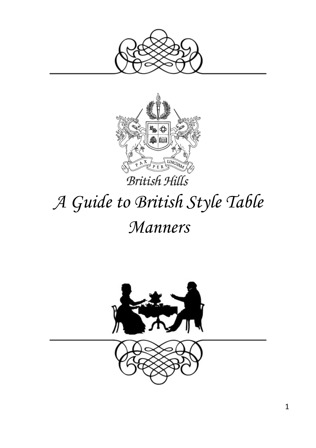 A Guide to British Style Table Manners