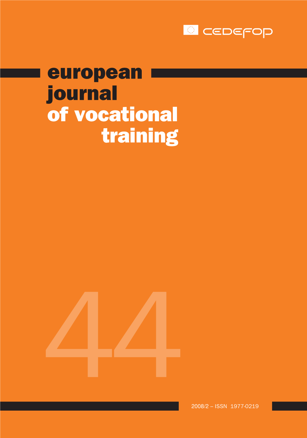 Journal of Vocational Training, Researchers to Identify Trends and Future Questions