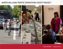 Final Report August 2012 Table of Contents North Williams Traffic Operations Safety Project