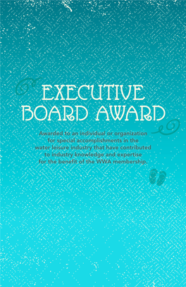 Executive Board Award