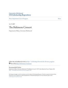 The Baltimore Consort