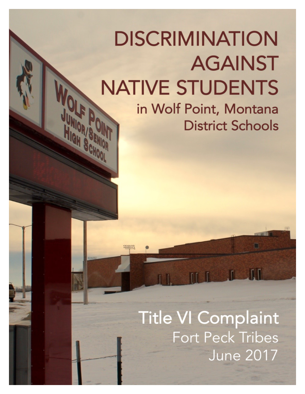 Pdffort Peck Reservation Title VI DOJ Complaint.Pdf
