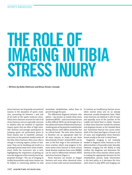 The Role of Imaging in Tibia Stress Injury