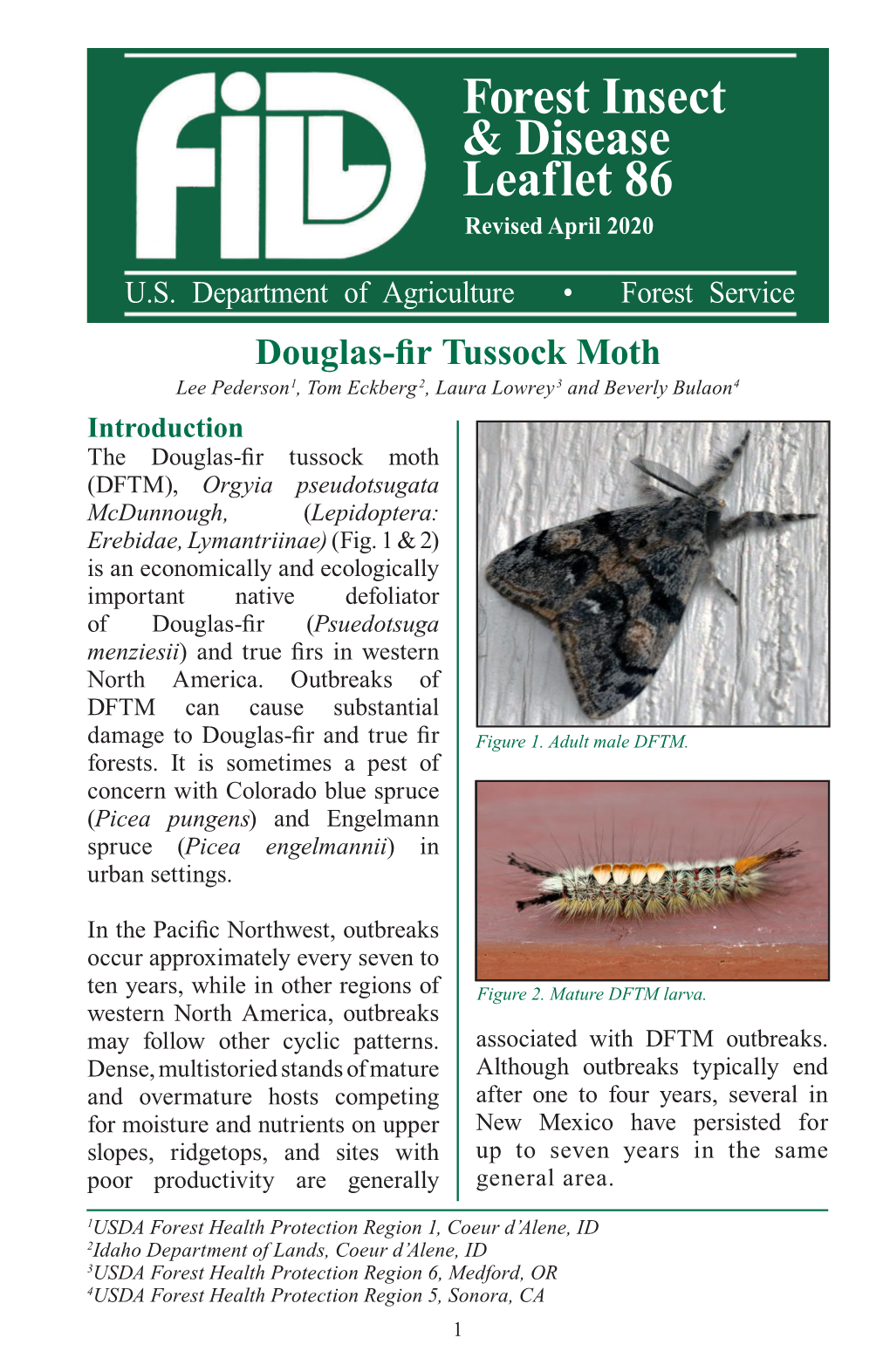 Forest Insect & Disease Leaflet