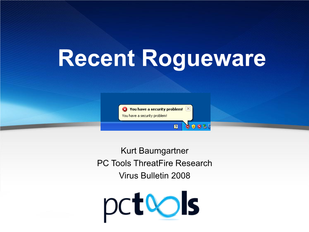 Recent Rogueware