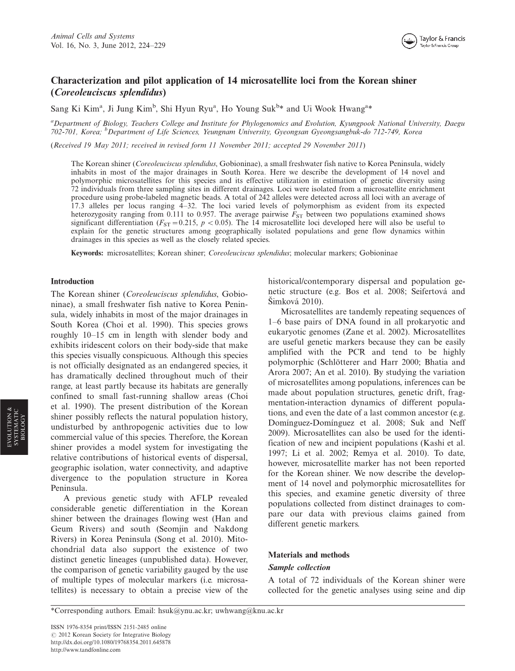 Characterization and Pilot Application of 14