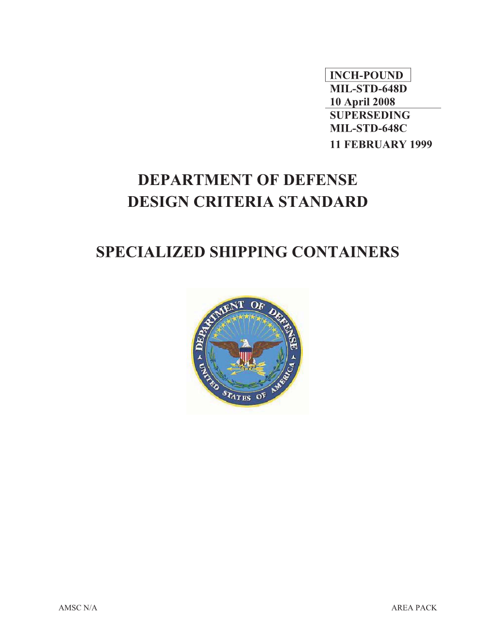 Department of Defense Design Criteria Standard