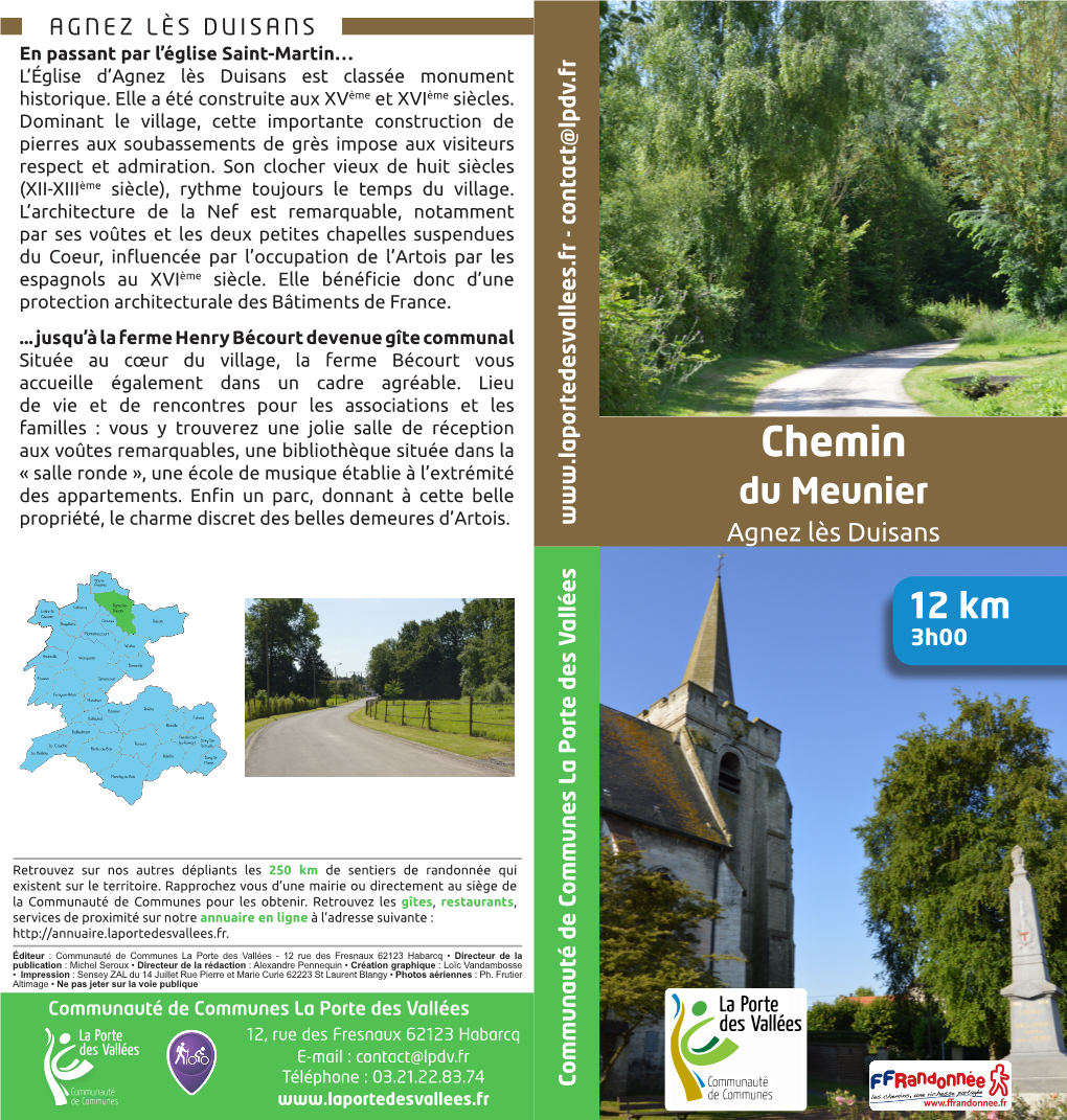 Chemin 3H00 12 Km Haute- Avesnes