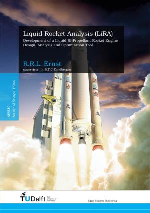 Masters Thesis: Liquid Rocket Analysis (Lira)