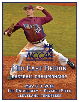 2014 NCCAA Baseball Mid-East Region Championship-Final.Indd