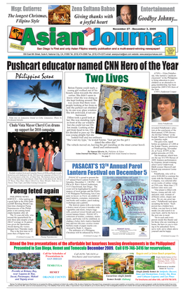 Pushcart Educator Named CNN Hero of The