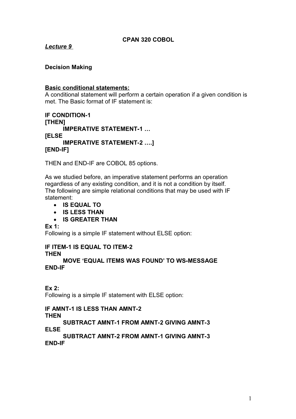 Computer Programs: Computer Programs Are Divided Into Two Types: Operating Systems Programs