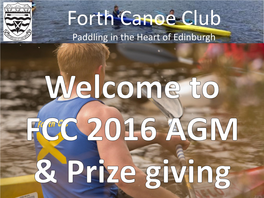 2015 Forth Canoe Club AGM Presentation