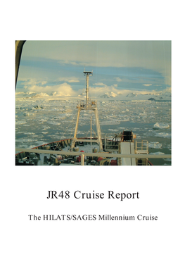 JR48 Cruise Report