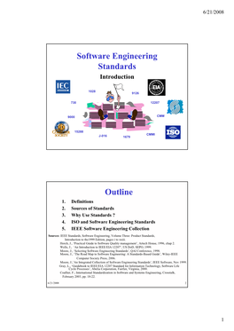 Software Engineering Standards Introduction