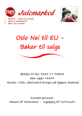 2020-11-21 Kl 16.51 Oslo Nei Til EU