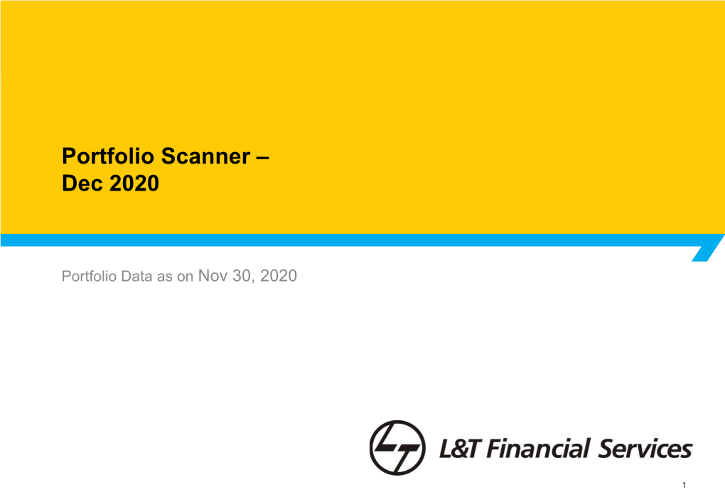 Portfolio Scanner – Dec 2020