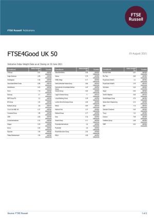 Ftse4good UK 50