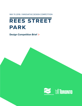 Rees Street Park Design Brief