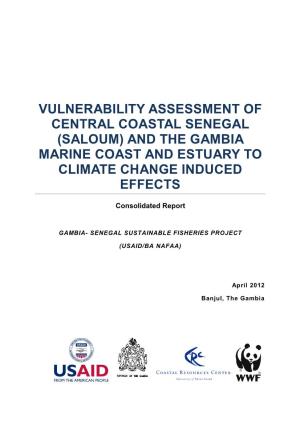 And the Gambia Marine Coast and Estuary to Climate Change Induced Effects