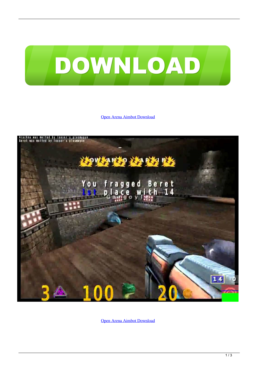 Open Arena Aimbot Download