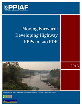 Moving Forward: Developing Highway Ppps in Lao