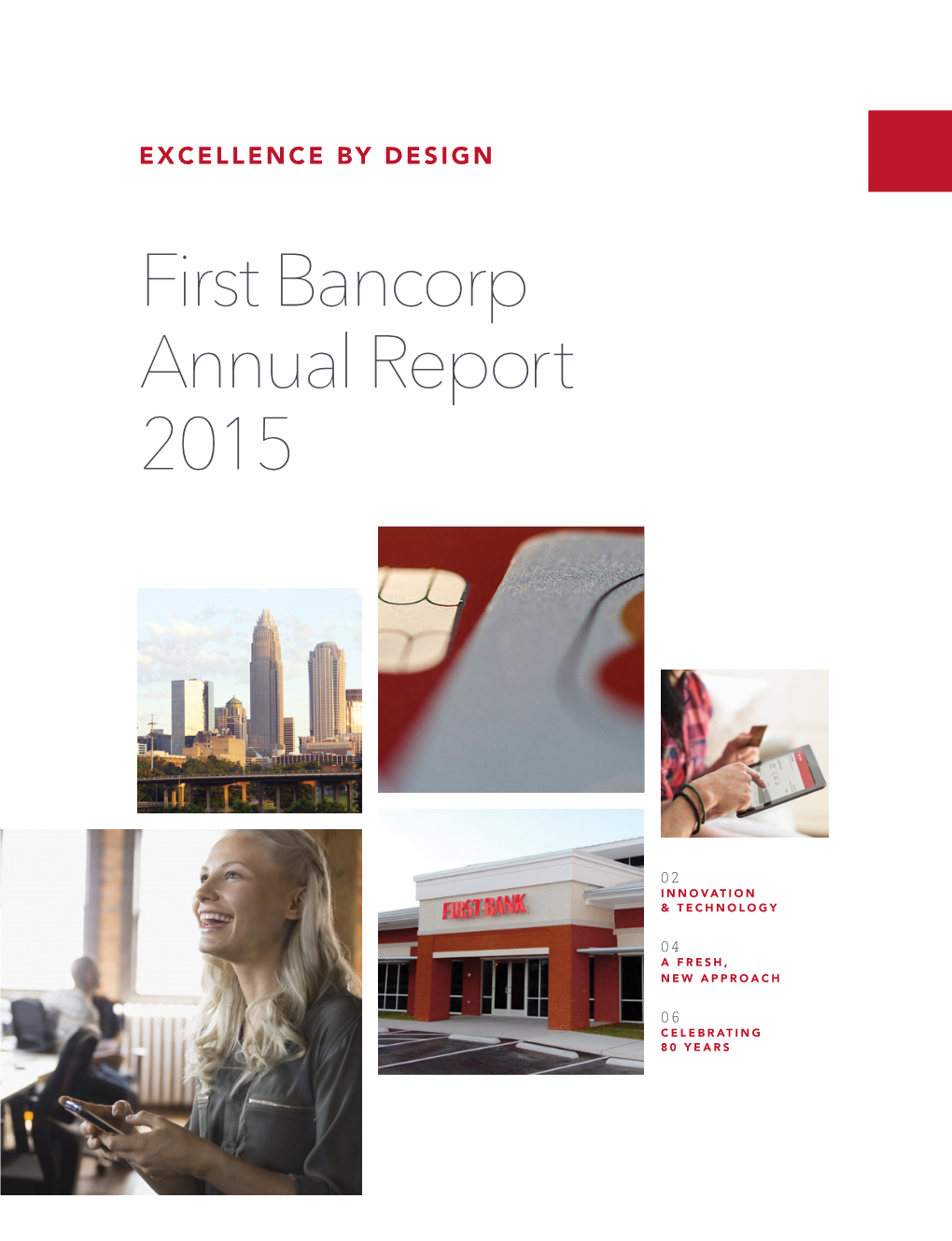 First Bancorp Annual Report 2015