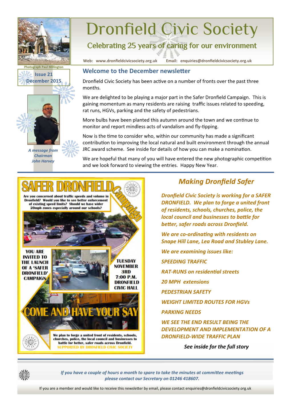 Download the Dronfield Civic Society Newsletter
