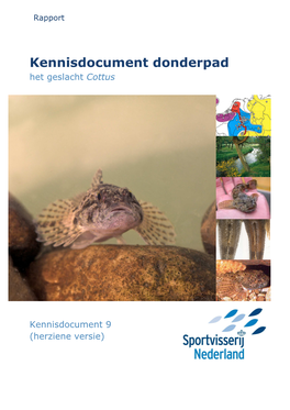 Kennisdocument Donderpad Het Geslacht Cottus