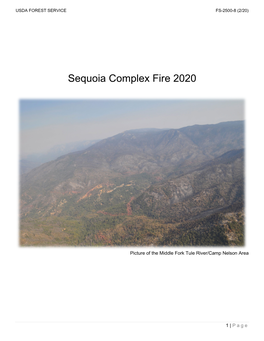 Sequoia Complex Fire 2020