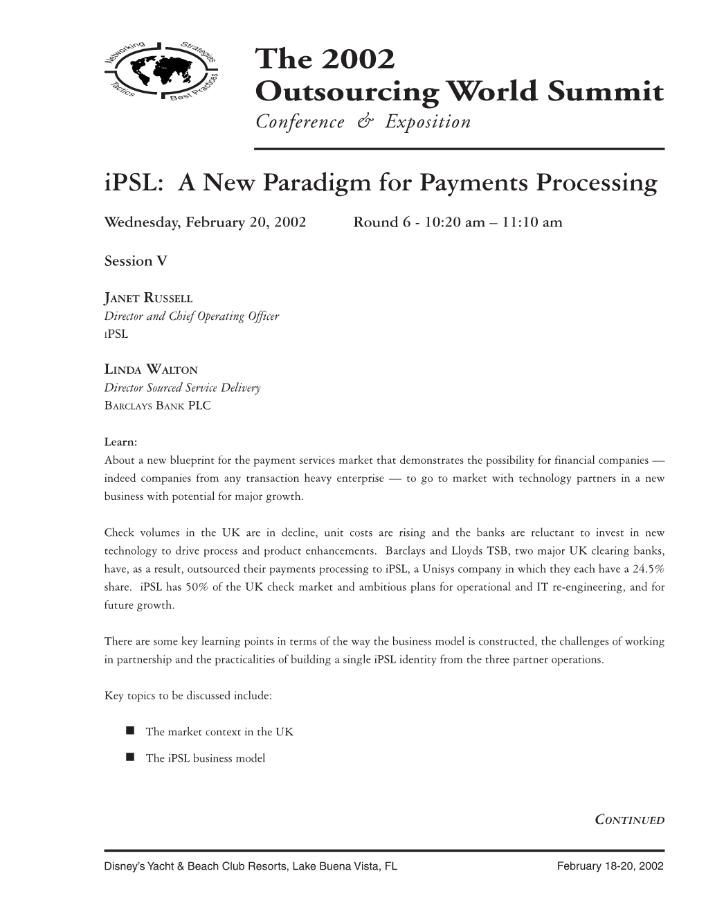 Ipsl: a New Paradigm for Payments Processing