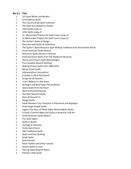 FP Library Main List.Xlsx