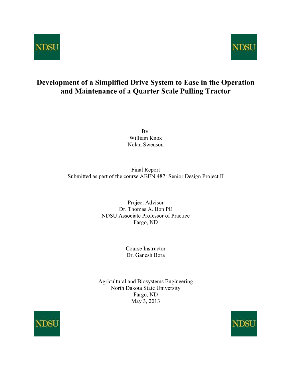 development-of-a-simplified-drive-system-for-a-quarter-scale-tractor