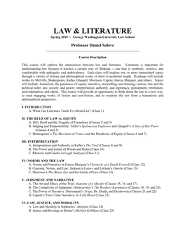 Law & Literature