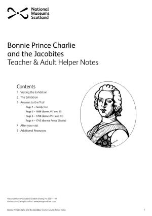 Bonnie Prince Charlie and the Jacobites Teacher & Adult Helper