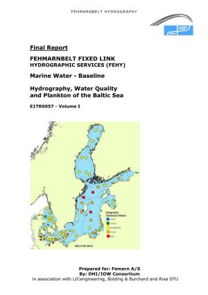 Revised Baltic Sea Baseline Report According to QA