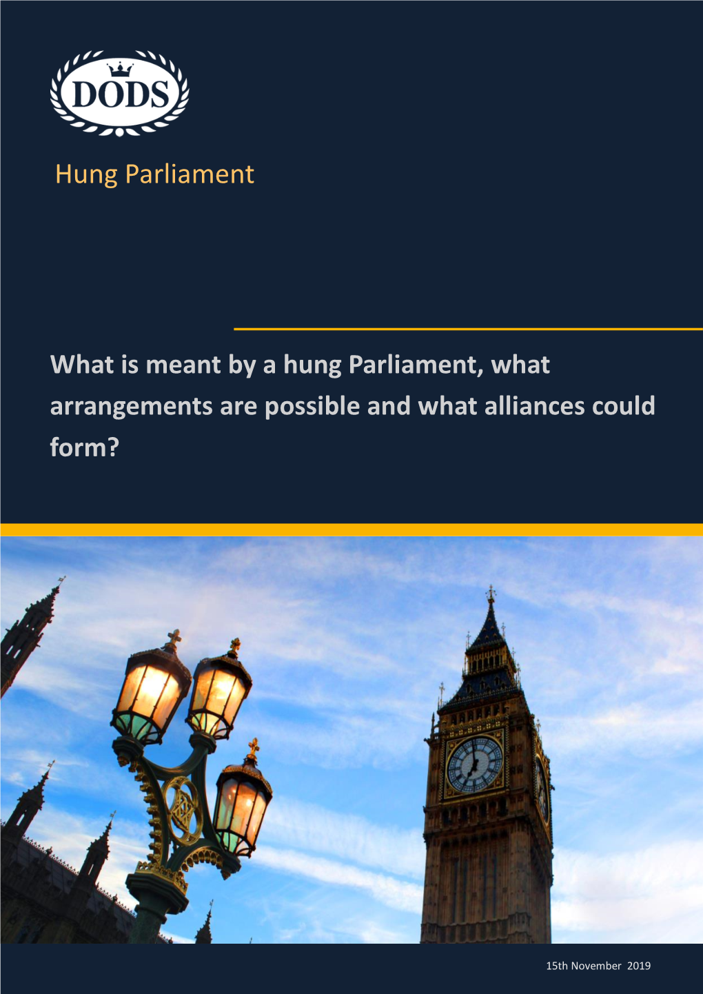 Hung Parliament 2019
