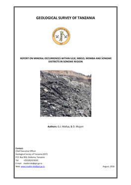 Geological Survey of Tanzania