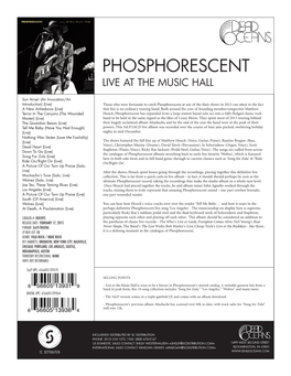 Phosphorescent Live at the Music Hall
