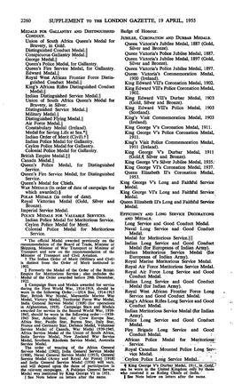 Jubilee, Coronation and Durbar Medals. Efficiency