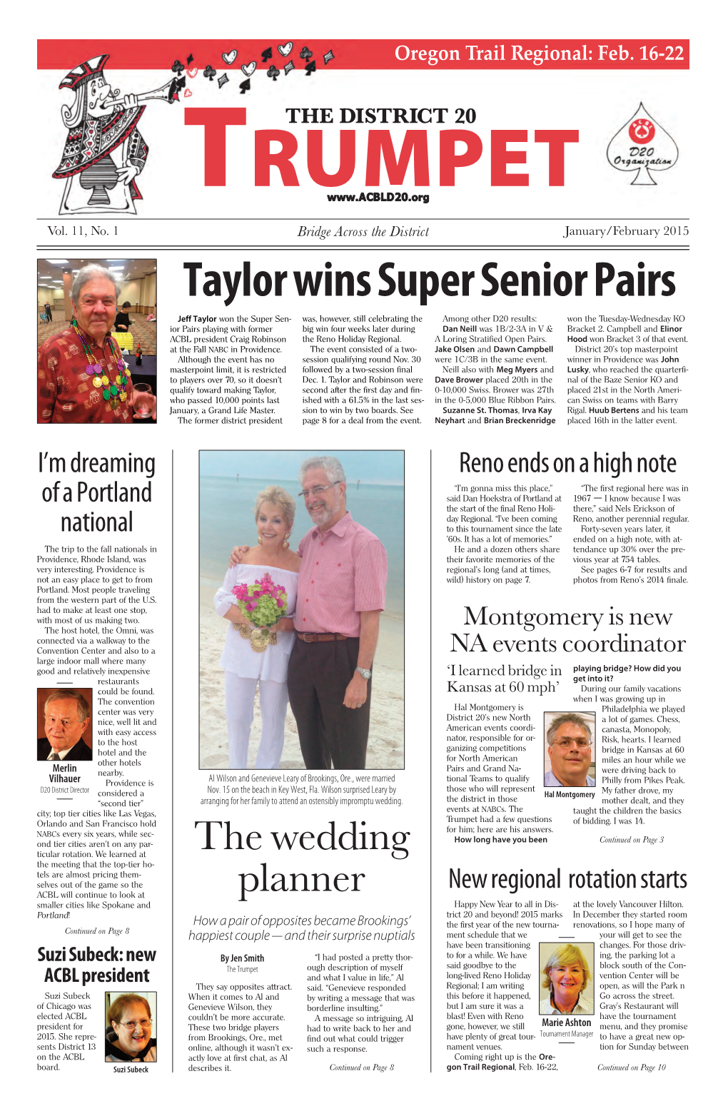 Taylor Wins Super Senior Pairs