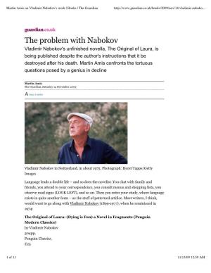 Martin Amis on Vladimir Nabokov's Work | Books | the Guardian
