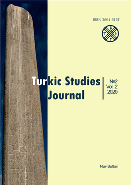 Turkic Studies Journal, Number 2, Volume 2, 2020