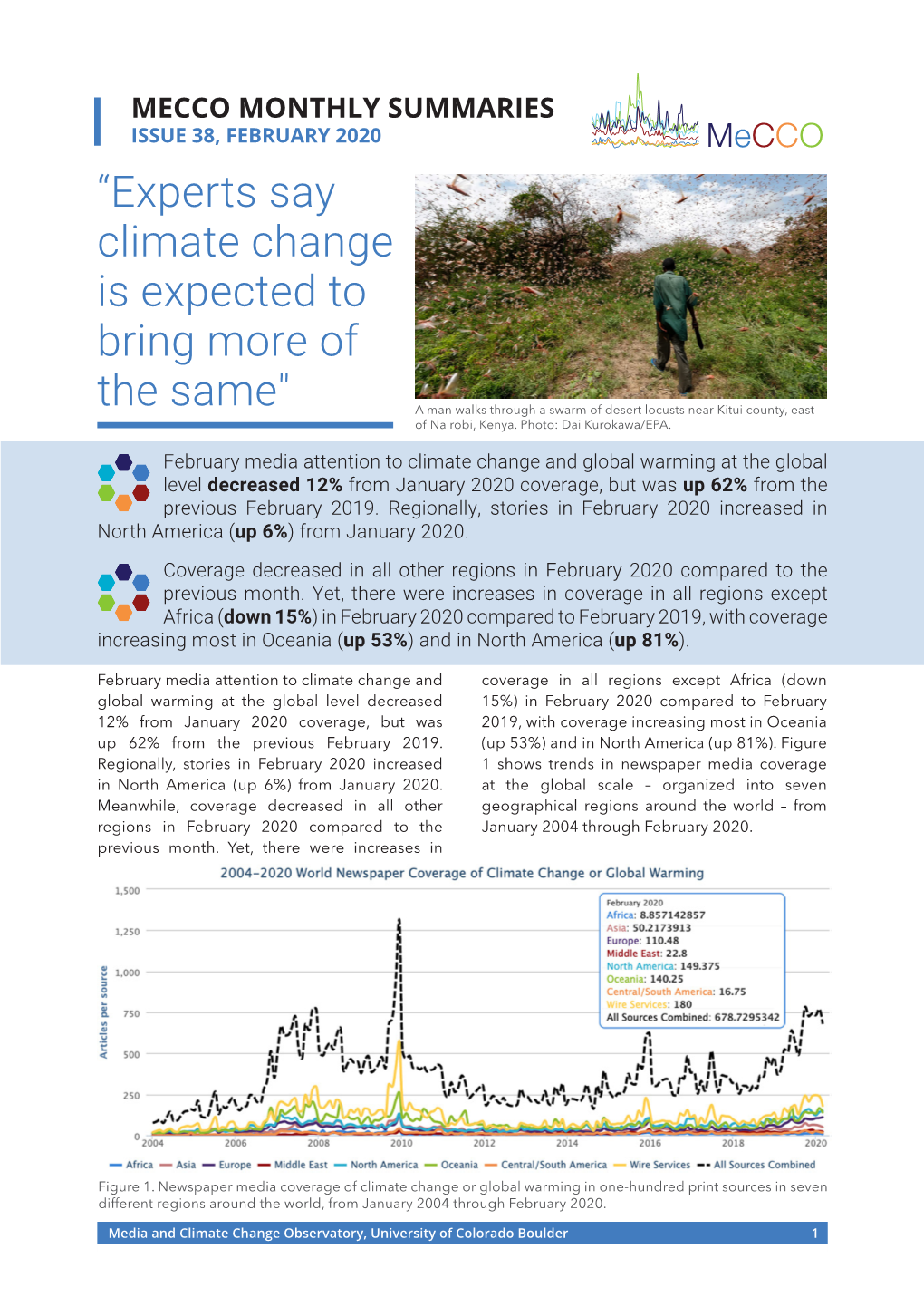 “Experts Say Climate Change Is Expected to Bring More of the Same